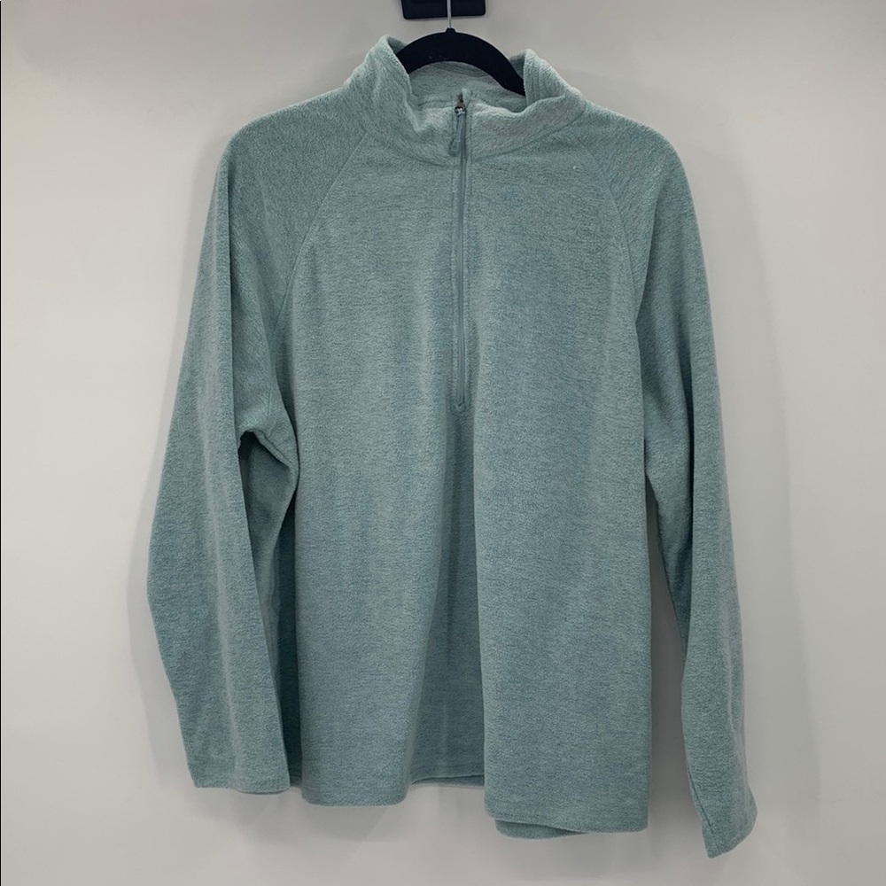 Eddie Bauer Ultra Soft Fleece 1/4 Zip Long Sleeve Pullover - Size XXL
